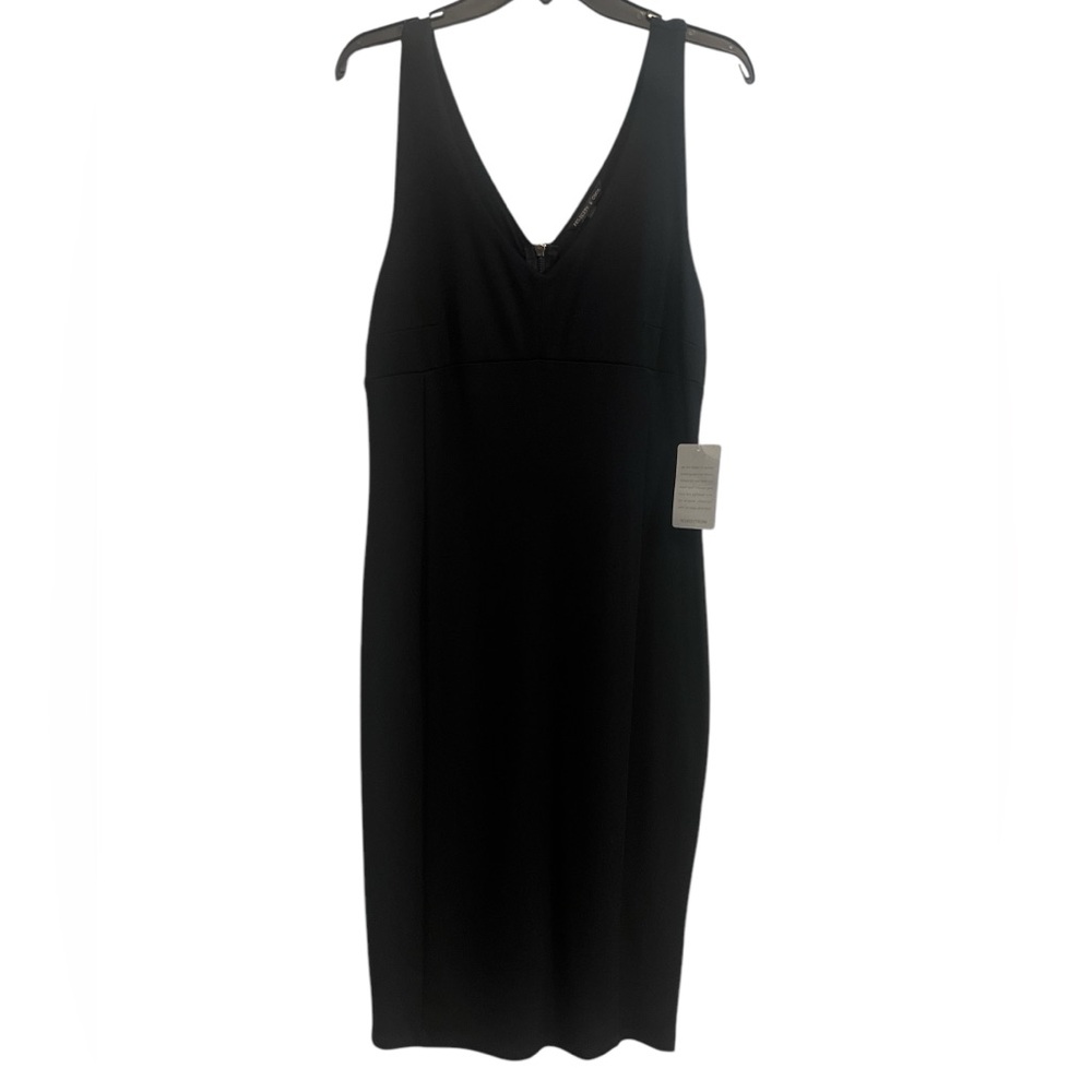 Felicity And Coco Sleeveless, V-Neck Little Black Dress Size Large